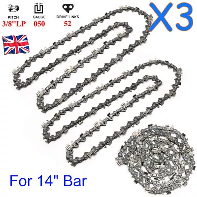 3x 14  Chainsaw Chain For McCulloch Mac 335 338 435 436 438 440 738 14 Inch Bar • £14.89