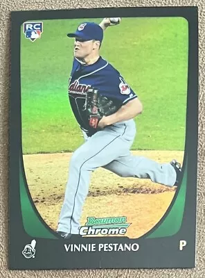 Vinnie Pestano 2011 Bowman Chrome Rookie Refractor #73 Parallel Cleveland MLB • $1.95