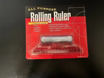 Vintage All Purpose Rolling Ruler SS 10375 • $10.99