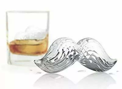 Tovolo Mustache Ice Mold Slow Melting Whisky Whiskey Ice 2 Molds Novelty Gift • $8