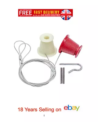 New Wessex Garage Door Cones Cables Lift Wires Bobbins Spares Parts Repairs Kit • £10.40