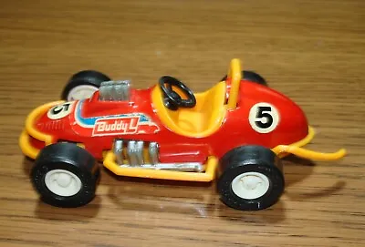 Vintage Buddy L Japan Midget Race Car Red Plastic 4.5  Long • $5