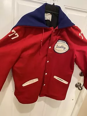 Vintage Toronto Ohio HS Letterman’s Jacket Red Knights Wool 1940’s • $89