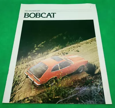 Original 1978 Mercury Bobcat Sales Brochure 78 Villager Wagon Fc2 • $5.99