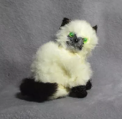 Vintage Miniature Real Fur Siamese Cat/Kitten For JumeauBluette Dolls - Germany • $15