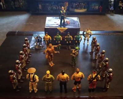 Mortal Kombat Gi Joe Set Of 24 W/Accessories Johnny Cage Goro NightCreeper Lot  • $420