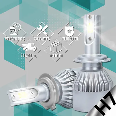 2pcs H7 CREE ZES 388W 38800LM Car LED Headlights Beam Bulb 3000K /6500K/8000K • $15.98