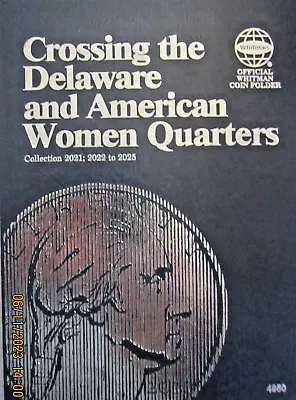 #4950 WHITMAN FOLDER FOR Wash. Quarters Crossing The Delaware & American Women • $4.50