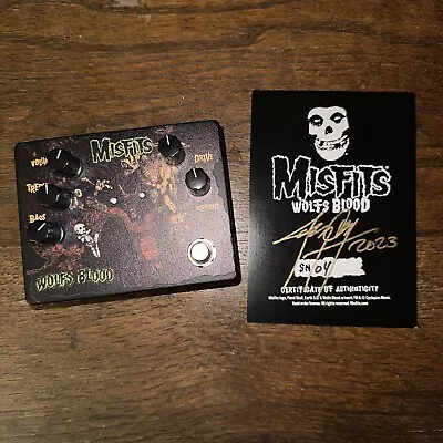 Misfits Wolf’s Blood Guitar Pedal #4/138 Jerry Only Glenn Danzig Signed Earth AD • $799