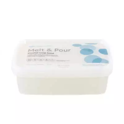 Clear Transparent 1kg Melt And Pour Soap Base - SLS Free - Soap Making  • £13.49