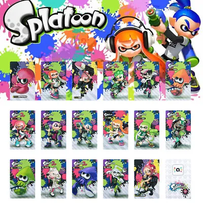 $20.99 • Buy 17pcs PVC NFC Tag Game Cards Splatoon 1/2/3 Octoling Octopus For Nintendo Switch