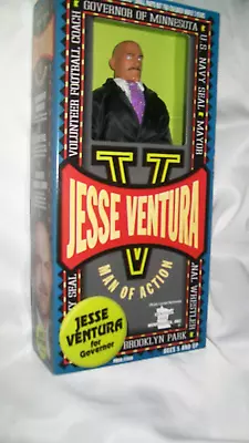 Jesse Ventura Man Of Action Governor Of Minnesota Wrestling  Action Fig New 1999 • $15