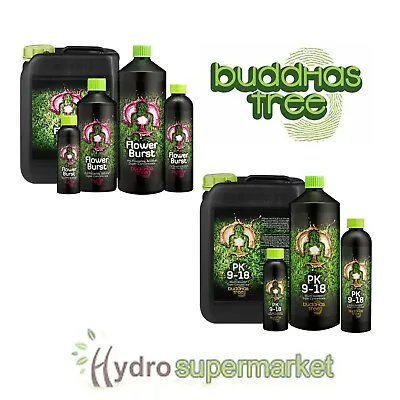 £14.95 • Buy Buddhas Tree Pk 9-18 & Flower Burst 100ml, 250ml,500ml, 1l & 5l ,hydroponics 