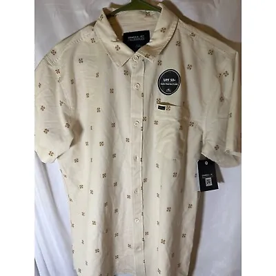 O'Neill Mens Trvlr Series Traverse Button Down Shirt UPF 50+ Sun Size S NWT • $30