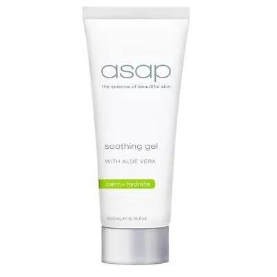 ASAP Soothing Gel 200ml Aloe Vera Oil Free Reduce Skin Redness BurntAfter Shave • $46.90