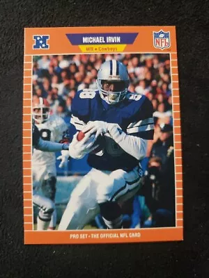 🏈1989 Pro Set #89 Michael Irvin Rookie Card RC🏈Near Mint Or Better🏈 • $2.49