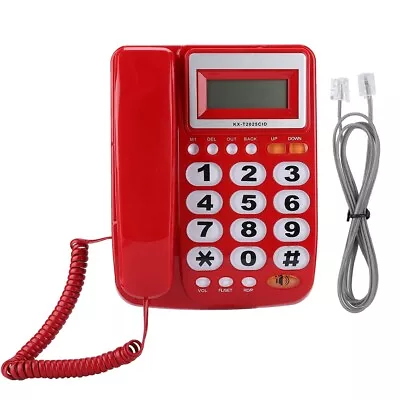 Desktop Corded Landline Telephone With Caller ID Display With Speakerphone F GSA • £25.14