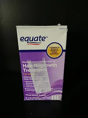 Equate Hair Regrowth Treatment For Women 3 Month Supply 3-2oz EXP. 05/2025+ • $18.90