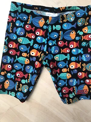 Boys ZOGGS Swim Shorts Colourful Fish Design Age 2-3 Years 24-36 Months • £2.75