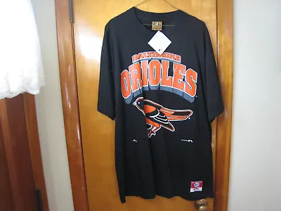 Vintage Baltimore Orioles T Shirt By Nutmeg Mills NOS With Tag Mens L • $49.99
