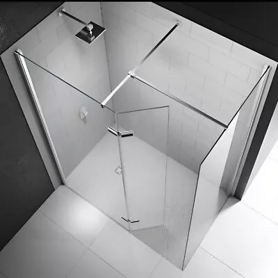 Merlyn 8 Series Hinged Walk-In Shower Enclosure 1200mm X 900mm 8mm Glass • £1317.95