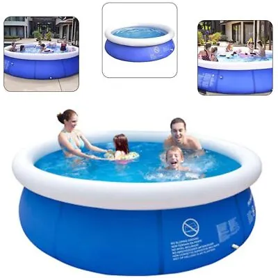 8ft Prompt Inflatable Paddling Pool Swimming Pool Summer Family Fun Outdoor • £36.95