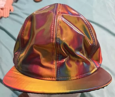 2017 Back To The Future 2 Marty McFly Holographic Iridescent Hat NWT Read • $49.99