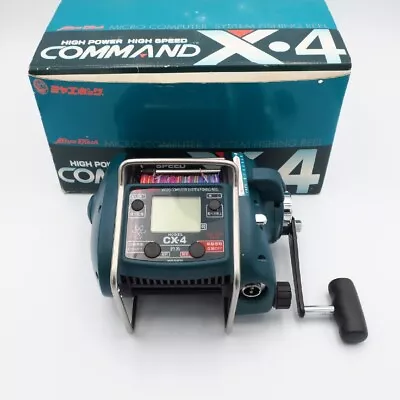 Miya Epoch Command X-4 CX-4 Electric Fishing Reel Big Game Saltwater W/Box • $398.99
