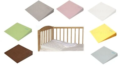 £8.99 • Buy Baby Child Safety Foam Flat Head Wedge Pillow Cushion Cot Bed Anti Colic Reflux