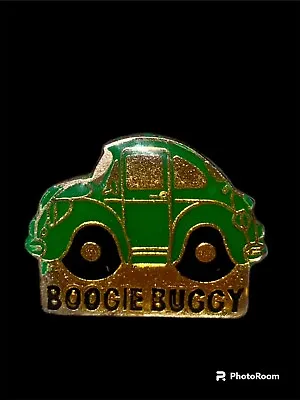 Vintage 80’s BOOGIE BUGGY Enamel Lapel Pin VW Volkswagen Beetle Pin • $14.99