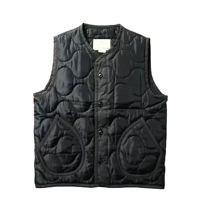 Mens Quilted Liner Vest Nylon Military M65 Style Japanese Urban Outdoor Unisex • $52.99