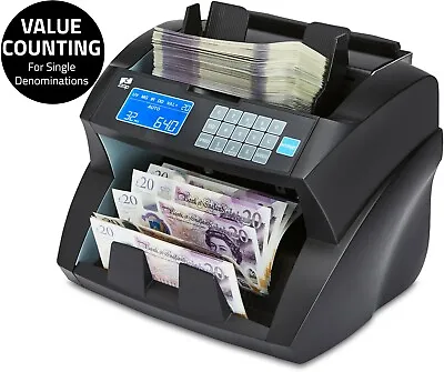 £269.99 • Buy Note Counter Machine Money Currency Banknote Cash Counting Fake Detector ZZap