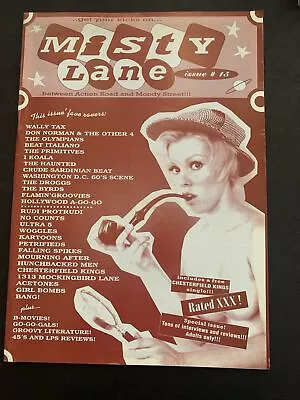 Misty Lane #15 Garage Psych Magazine Italy With Chesterfield Kings 7” #RD-25 • $49.99