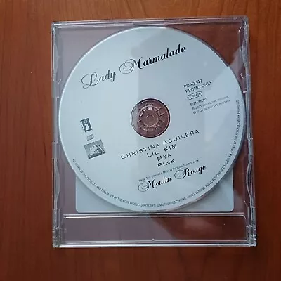 Christina Aguilera Mya Pink - Lady Marmalade - 1 Trk Promo CD Single UK 2001 • £2