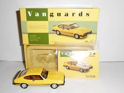 VANGUARDS / CORGI.VA10803 FORD CAPRI 3.0s IN SIGNAL YELLOW 1596 OF 2000. • £39.99