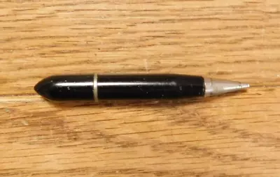 Rare Black Mechanical Small Mini Miniature Pencil Black Nice BUY IT NOW. • $9.99