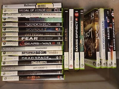 🔥 Xbox 360 GAMES - Tested - ✩PICK & CHOOSE!✩ Low Prices! • $5.99