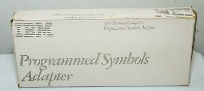 Vintage IBM 3270 Personal Computer PC XT Programmed Symbols Adapter New In Box • £21.85