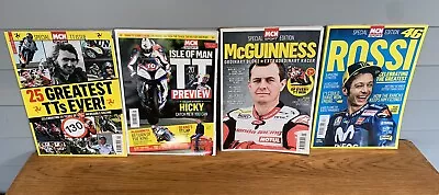 4 MCN Sport Magazines VALENTINO ROSSI MCGUINNESS IOM TT GREATEST MOTORCYCLE RACE • £8