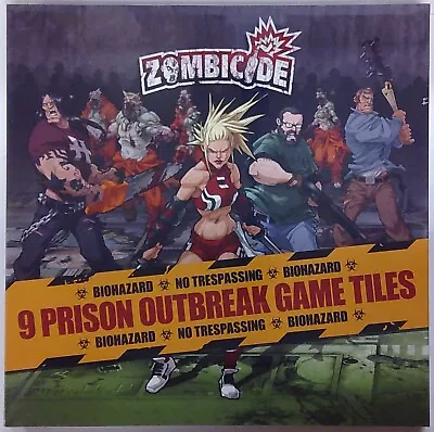 Zombicide: 9 Prison Outbreak Game Tiles (gug 0021) • $19.99