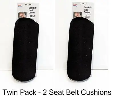 2x Child Car Safety Seat Belt Pillow Shoulder Strap Pad Cushions Head Supports • £5.99