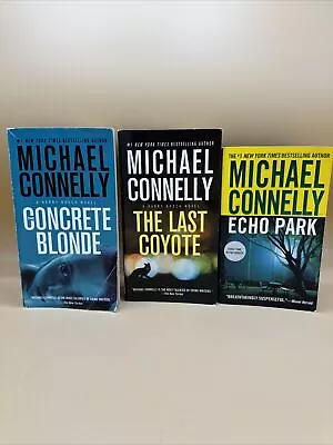 Michael Connelly Book Lot Of 3 - Paperbacks - Harry Bosch Novels - Echo Park  • $6.50