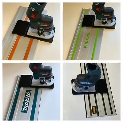 £20 • Buy Bosch GKF 12 V-8 Router Adaptor FESTOOL EVOLUTION MAKITA DEWALT Guide Rail Track