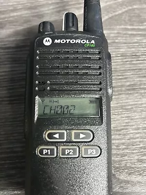 Motorola CP185 Two Way Radio VHF 136-174 Mhz 16Ch 5 Watt AAH03KEF8AA7AN  • $90