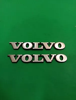 Volvo 240 Fender Side Emblems Rare 5' Inches Metal Badges **PAIR* • $35.99