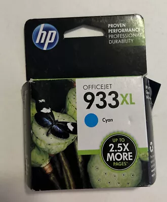 New HP 933XL CN054AN140 Cyan Ink Cartridge Expired 3/2016 • $7.99