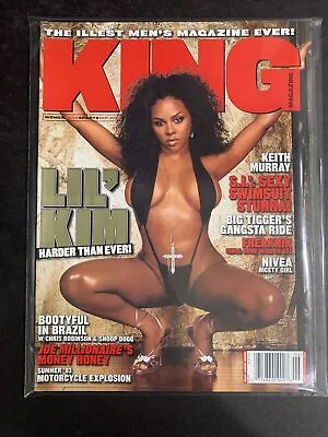 KING Magazine * May-June 2003 * Lil' Kim Men's * Hip Hop* NO LABEL #JER-08 • $49.99