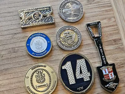 Mcpon Challenge Coin Lot Chief Us Navy Master  Petty Officer Of The Navy Rare • $110