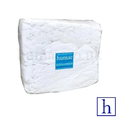£37.50 • Buy White Terry Toweling Wiping Cloth Rag Mechanic Absorbent Bodyshop Garage HUMAC