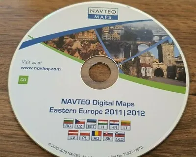 Eastern Europe Maps - Vdo Dayton Navigation Sat Nav Dvd Bmw Renault Opel Rover • £8.09